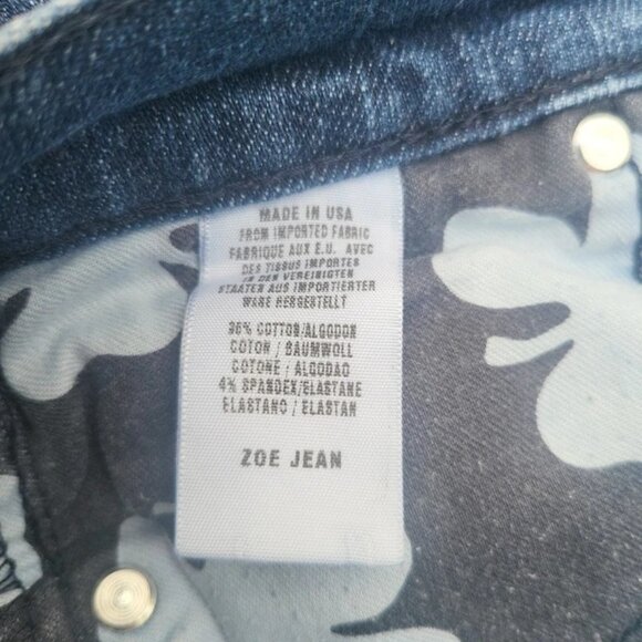 Lucky Brand Women's Reg Inseam Bootcut Low Rise Dark Blue Jeans Sz 0 - Picture 3 of 8